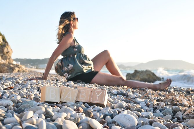 1 Hour Private Photoshoot in Rhodes - Sunset at Kato Petres Beach