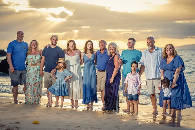 A Maui Beach Photoshoot in Wailea - Families with babies, toddlers, and teenagers