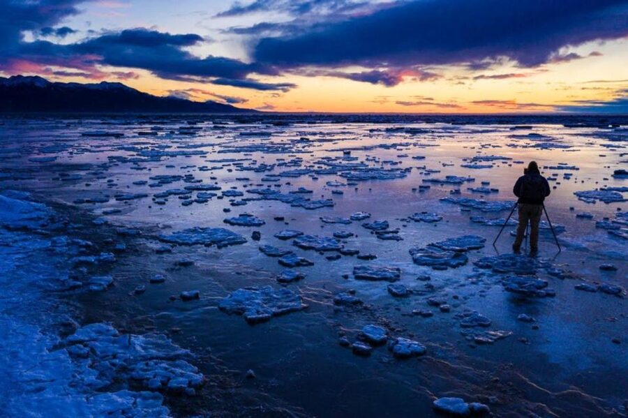 Anchorage: Winter Wonderland Photo Tour - Leaving Anchorage in a small black van
