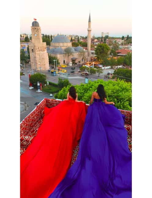 Antalya: Rooftop Photoshoot with Flying Dresses - Key points to know before you book