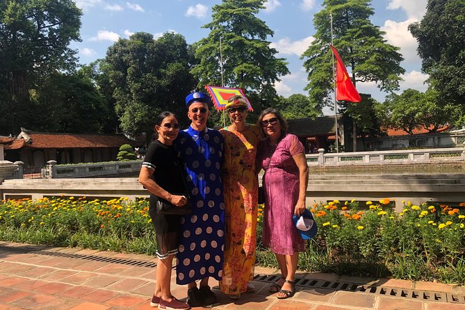 Ao dai Vietnam photograph tour with private car - Train Street and the real-life railway setting