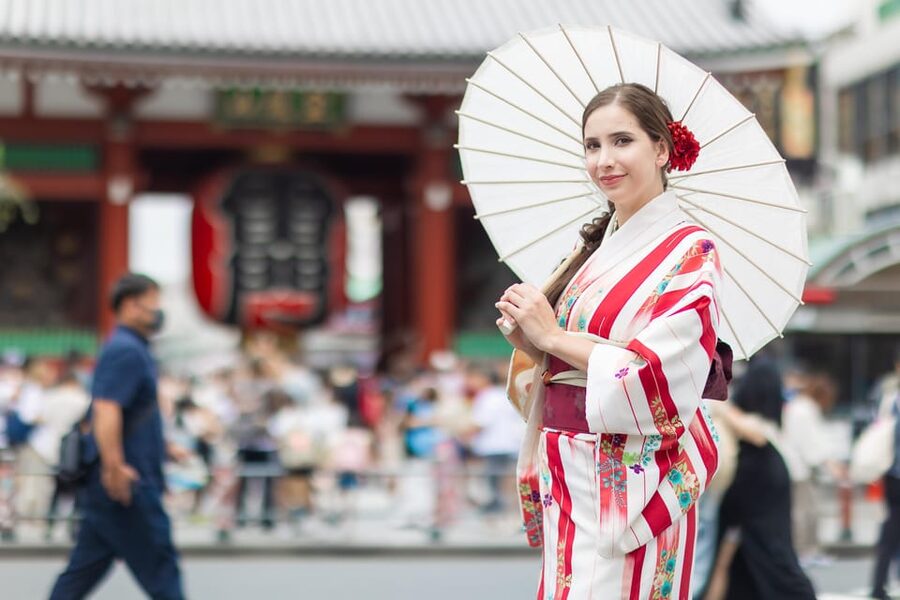 Asakusa Kimono/Yukata Rental & Photography_Tsutsuji - Standard styling for women