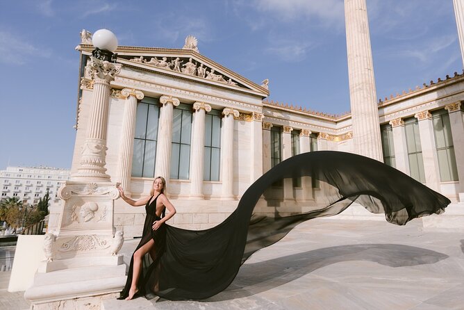 Athens Flying Dress Photo Shoot with a Professional Photographer - Key points before you book