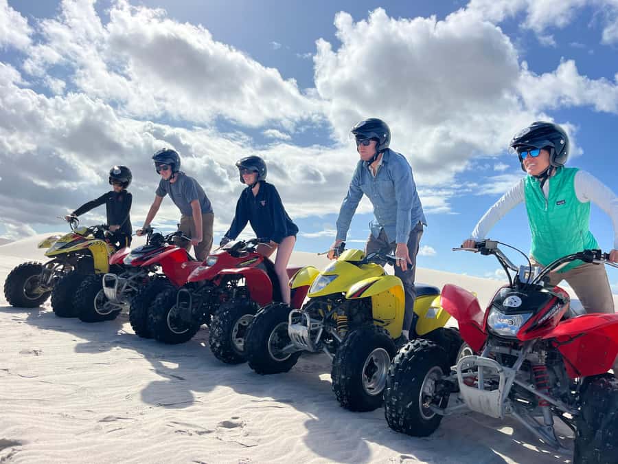 ATV Atlantis dunes: PHOTOSHOOT & VIDEOS - The first 10 minutes: briefing, equipment, and controls