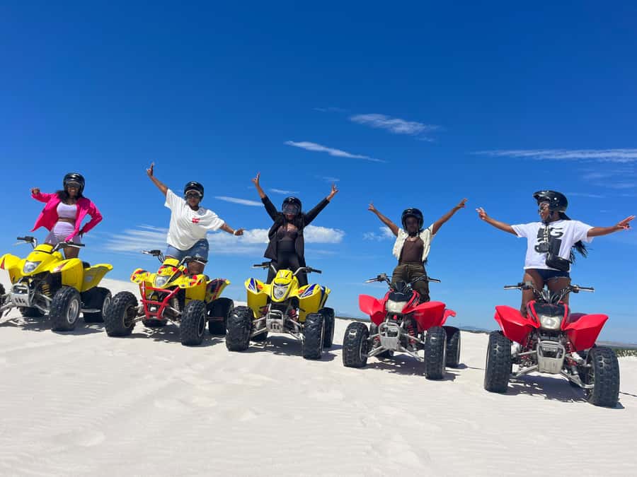 ATV Atlantis dunes: PHOTOSHOOT & VIDEOS - Sandboarding: a useful add-on with a separate fee