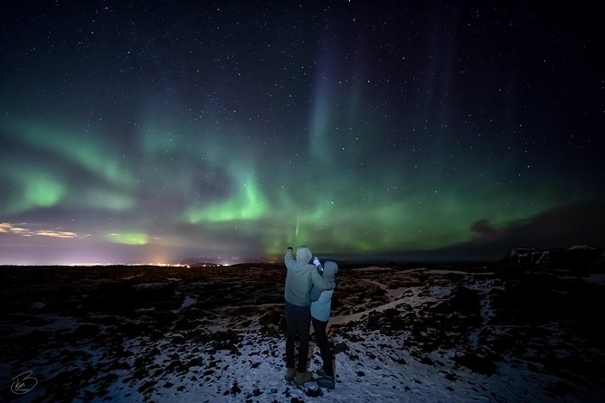 Aurora/Northern light hunt and photos (photography help provided) - Leaving Reykjavik’s city glow behind