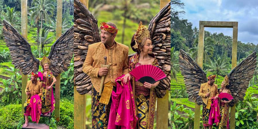 Bali:Traditional Wedding Photoshoot with the Rice Field View - U Fun Field is more than a backdrop