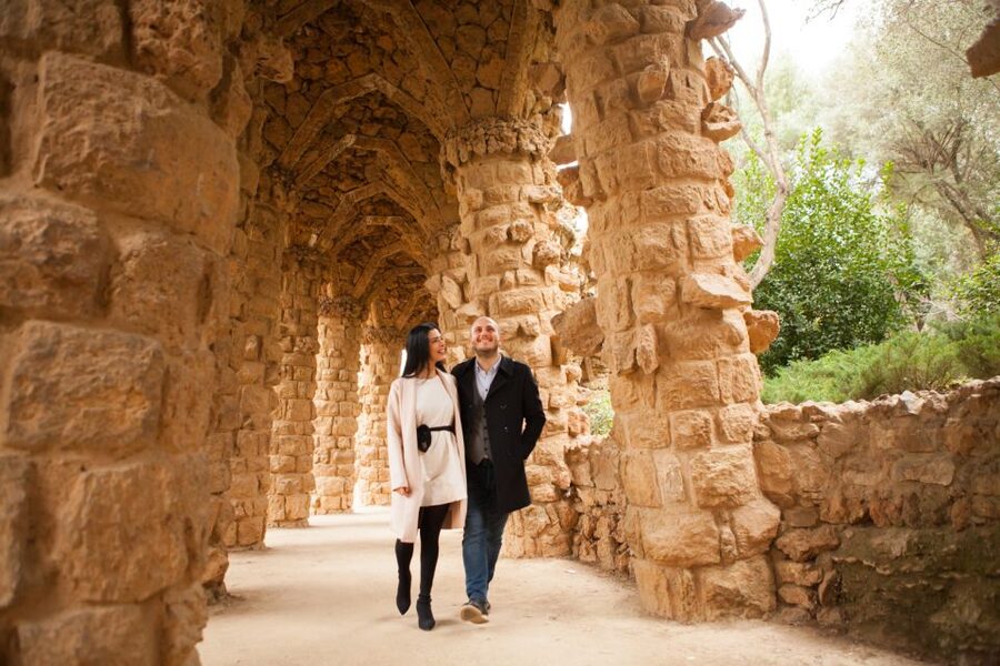 Barcelona: Private Full Park Güell Photoshoot - What you receive after the 90-minute session