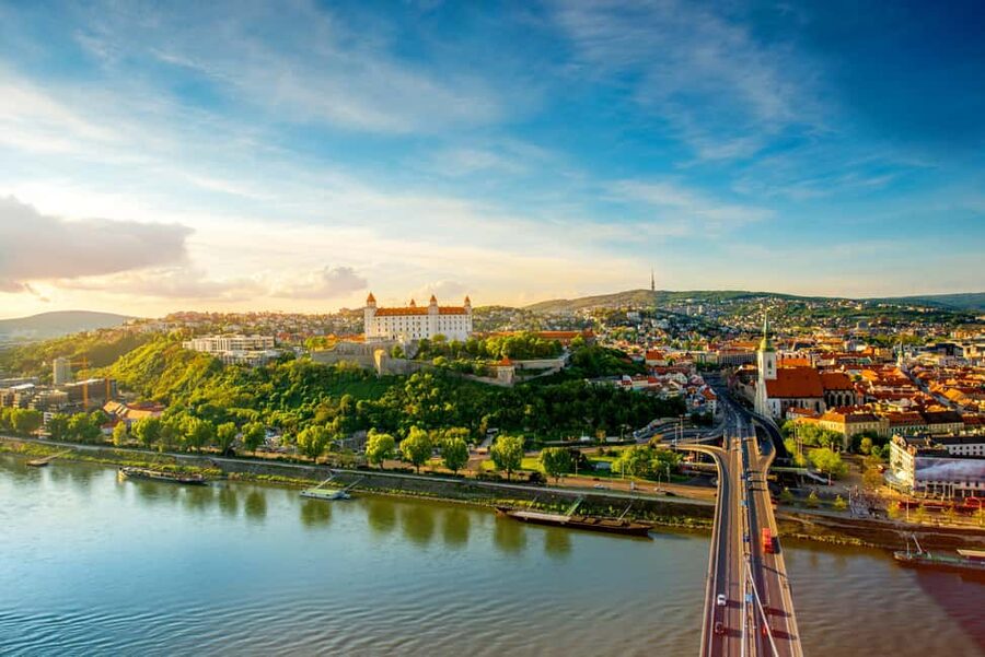 Bratislava: Slovakia Castle Photography Tour & Wine Tasting - Starting above the Danube at Bratislava Castle