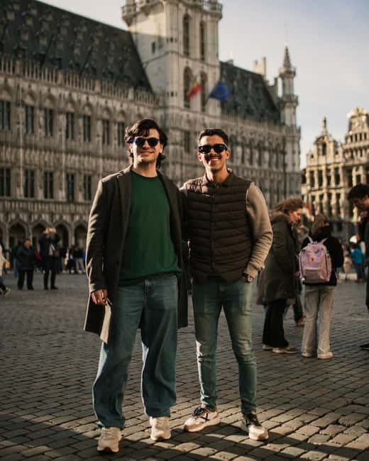 Brussels Private Photoshoot with a Professional Photographer - Grand Place: an ornate opening frame