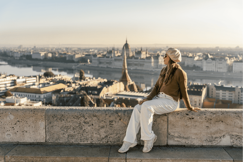 Buda Castle: Group photoshoot with a local guide - Meeting Bence beside Matthias Church