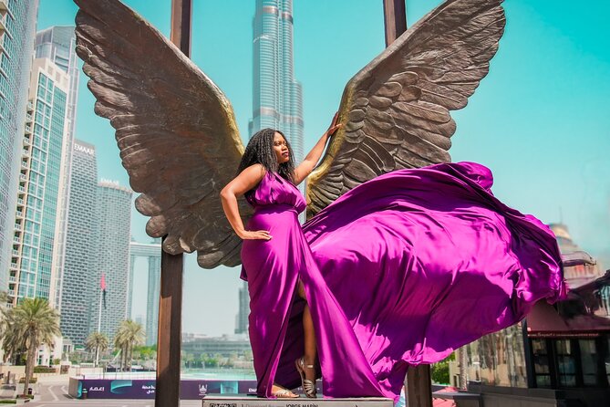 Burj Khalifa Flying Dress Instagram Videography Shoot - Communication, patience, and the human side