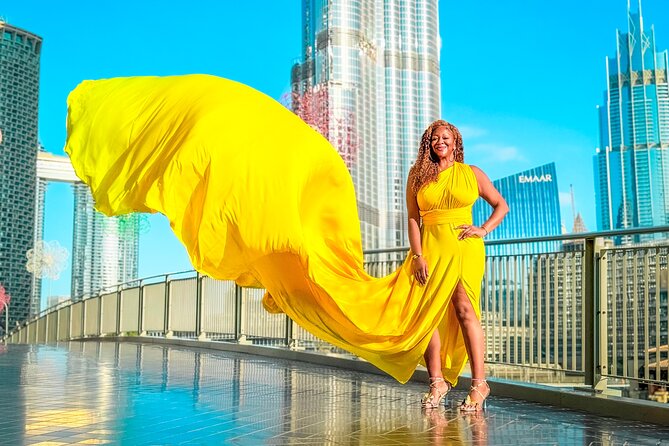Burj Khalifa Flying Dress Instagram Videography Shoot - Who will enjoy this most