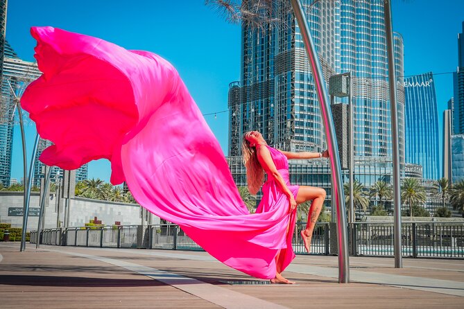 Burj Khalifa Flying Dress Instagram Videography Shoot - Booking and cancellation details to know