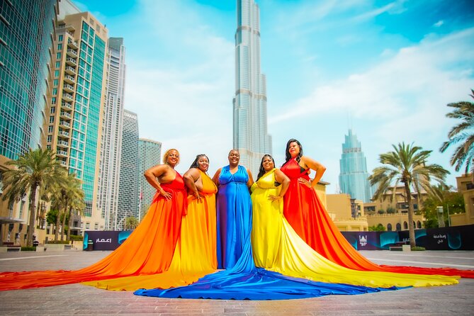 Burj Khalifa Flying Dress Instagram Videography Shoot - The flying dress and how the shoot works
