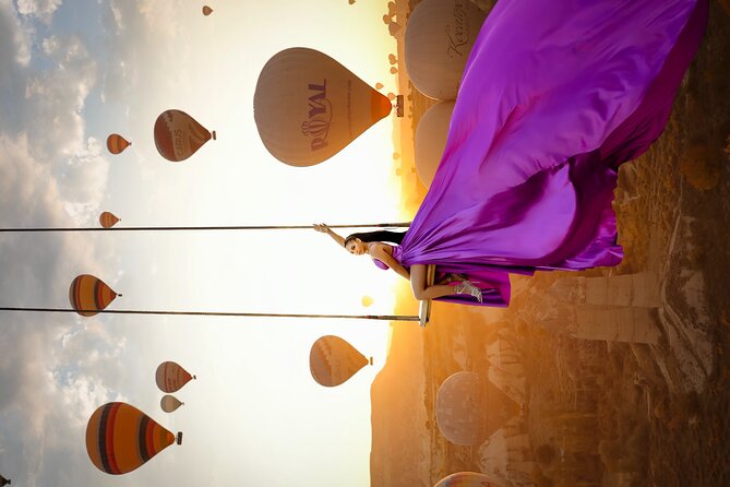 Cappadocia Flying Dress Photoshoot - Sunrise pickup in Goreme at 5:00 am