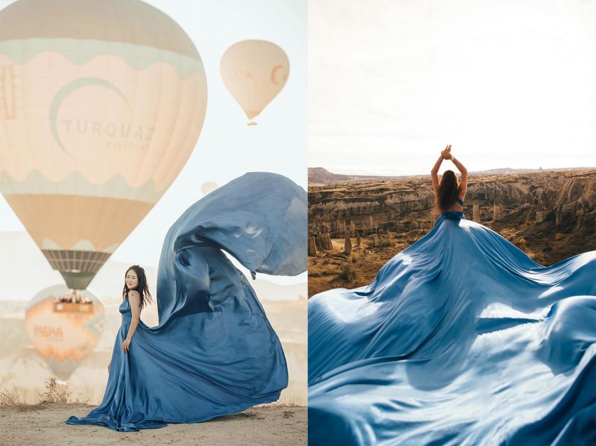 Cappadocia: Photo Shooting With Flying Dresses - How the photographer shapes the session