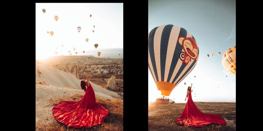 Cappadocia: PhotoShoot with Balloons. Flying Dress included. - Extras that can change the final price