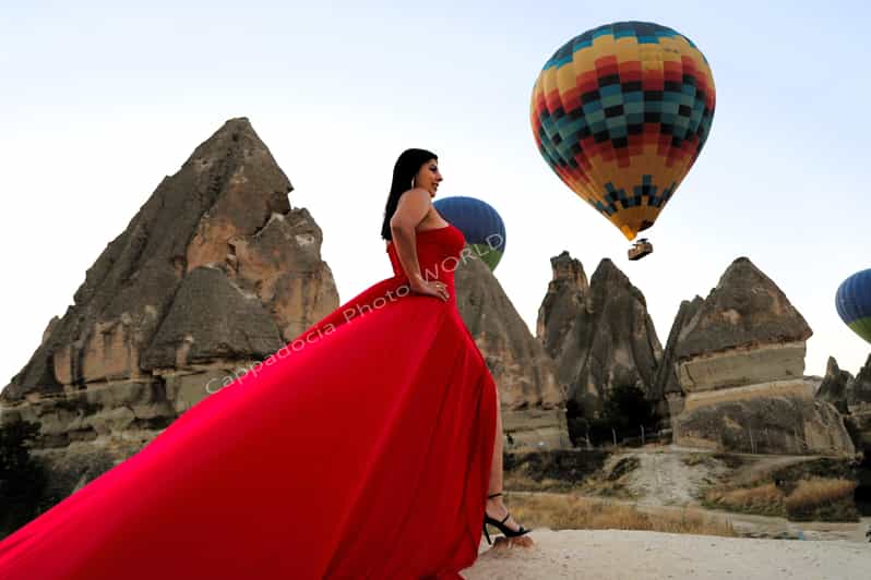 Cappadocia Photoshoot with Flying Dress - The flying dress and what to bring