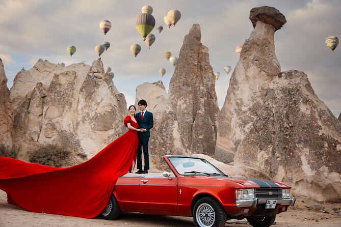 Cappadocia Photoshoot with Flying Dress & Instagram Reels - Goreme pickup and the practical route
