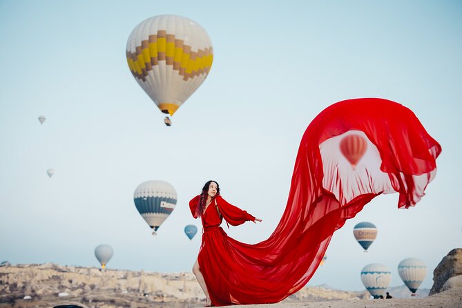 Cappadocia Photoshoot with Flying Dress & Instagram Reels - What the photographer adds