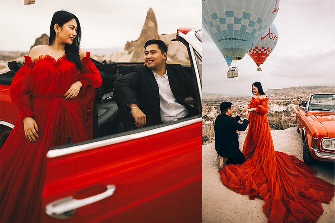 Cappadocia Photoshooting with Flying Dress - How the photographer and assistant shape the experience