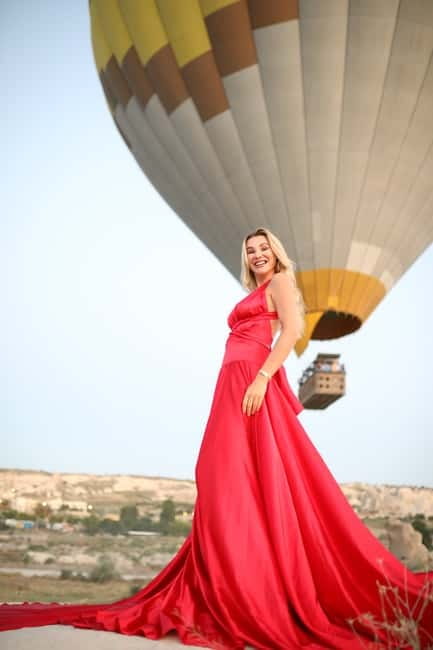 Cappadocia: Photoshooting with Flying Dresses - Horse-farm photos add another optional setting