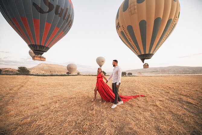 Cappadocia Private Flying Dress & Hot Air Balloon Photoshoot - The flying dress is an add-on, not part of the base rate