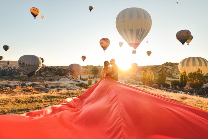 Cappadocia Private Flying Dress & Hot Air Balloon Photoshoot - Photos, raw files, and the optional Instagram reel