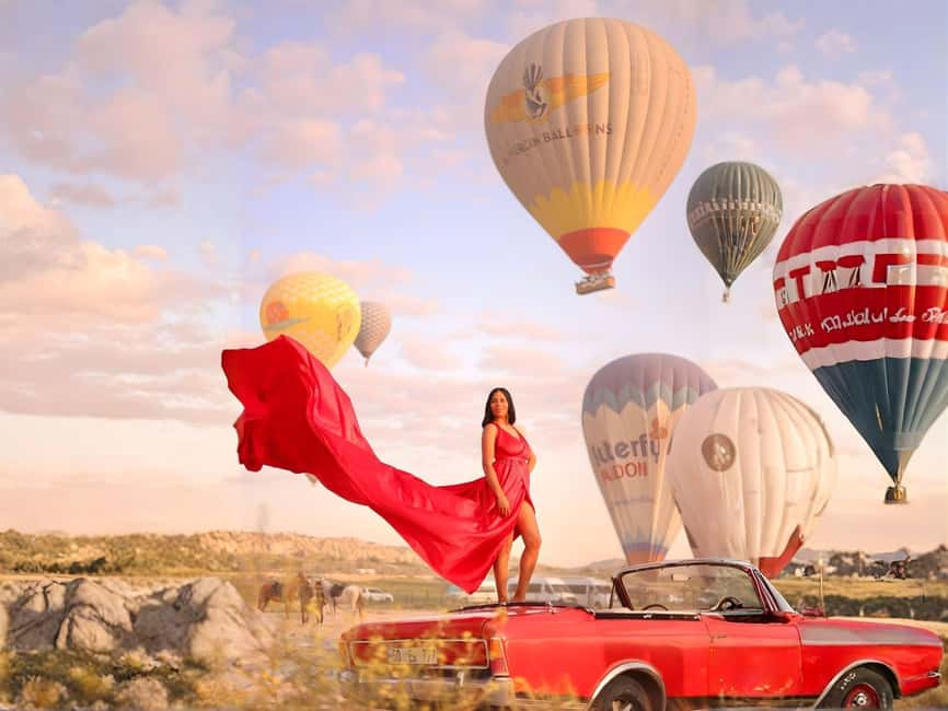 Cappadocia: Private Photo Shoot with Flying Dress & Horses - Love Valley: rock formations and open views