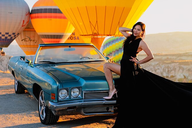 Cappadocia Private Photo Shoot with Flying Dress & Vintage Car - Why the 6:00 a.m. start matters