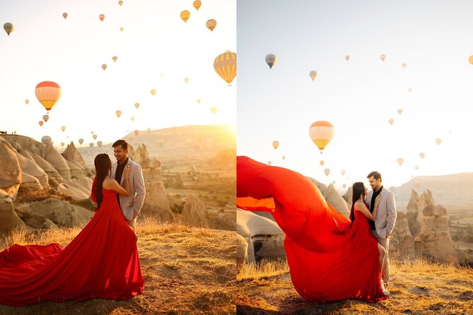 Cappadocia Private Photoshoot with Flying Dress & Classic Car - Key points at a glance
