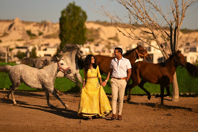 Cappadocia Running Horses Photoshoot with Private Pickup - The horses, trainer, and safety of the setup