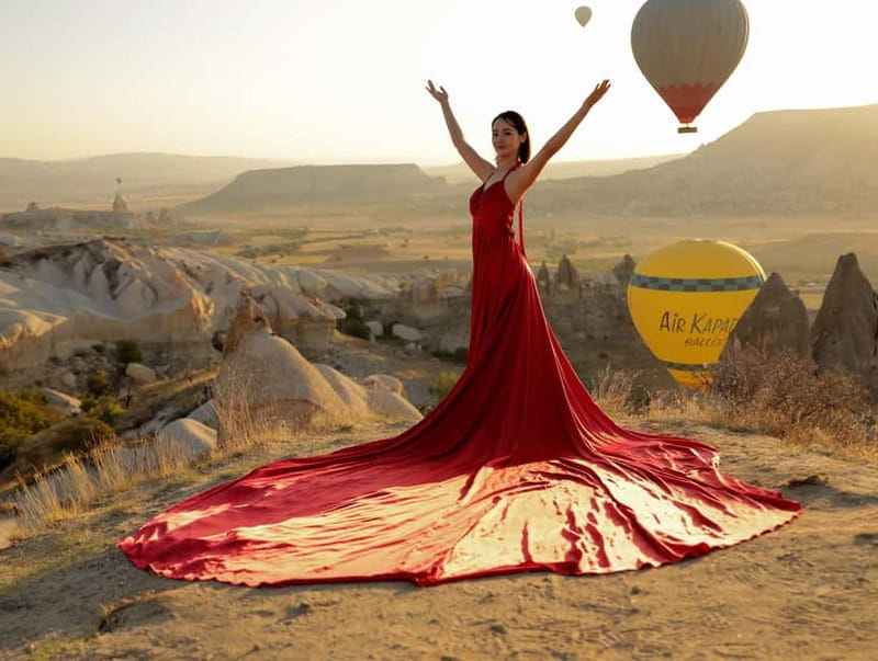 Cappadocia Sunrise or Sunset Photoshoot - Sunrise, balloons, or sunset light