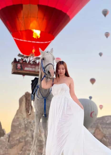 Cappadocia Sunrise & Sunset Horse Tour with Photography - White Valley is the sunset highlight