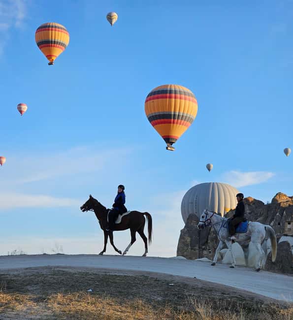 Cappadocia Sunrise & Sunset Horse Tour with Photography - Guides, photos, and beginner support
