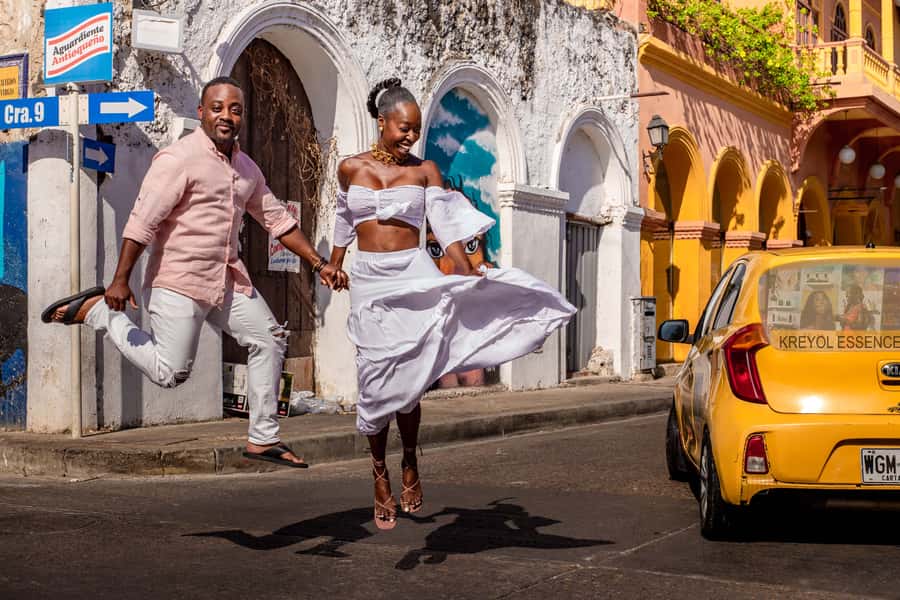 Cartagena Travel Memories: A cover magazine Photo Shoot - Centro gives you a changing set of backdrops
