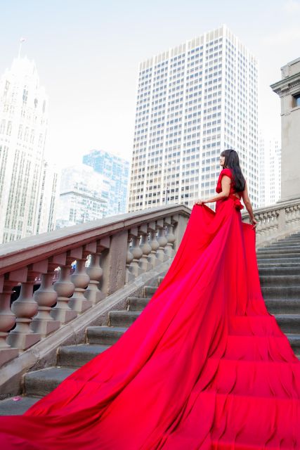 Chicago Luxury Flying Dress Photoshoot - What You Receive After the Shoot