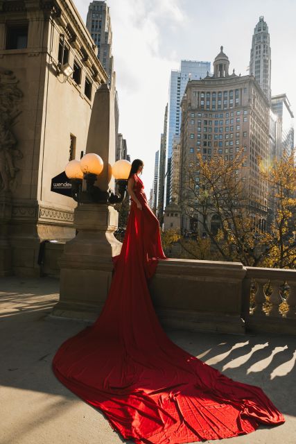 Chicago Luxury Flying Dress Photoshoot - Who Will Enjoy This Most?