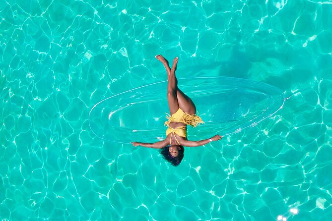 Clear kayak photoshoot Nassau Bahamas. - Why the drone direction matters