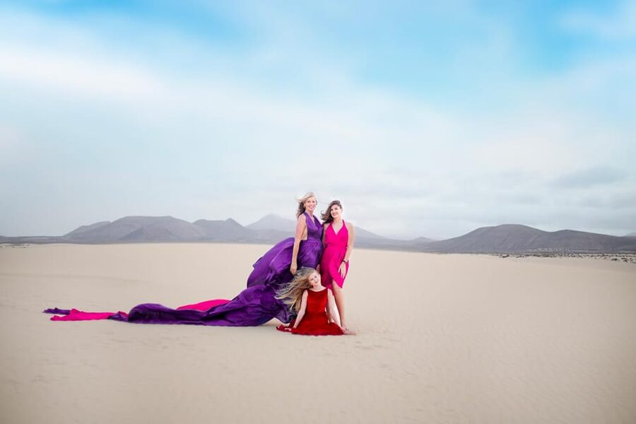 Corralejo: Private Flying Dress Photoshoot - What the Retouching and Final Gallery Add