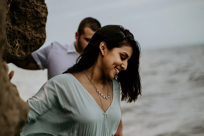 Couple Photoshoot in Goa - Fort Aguada: adding stone and history to the set