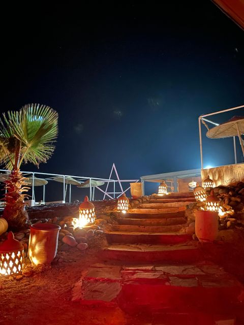 Dinner Show at Agafay desert & Traditional Outfit Photoshoot - Music, dancing, and fire after dark