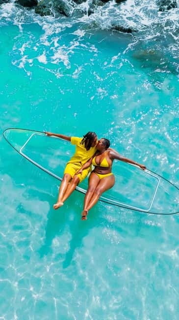 Drone Clear Kayak Barbados Photoshoot - Key points to know before you book