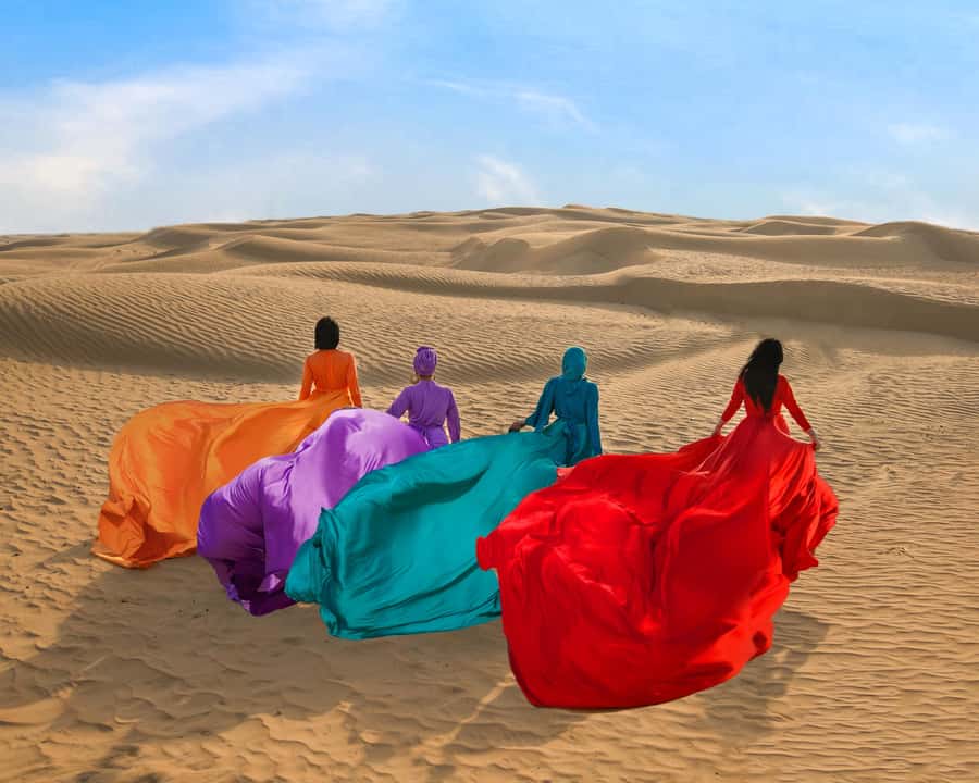 Dubai: Flying Dress Photoshoot Experience - What the 1.5-hour desert photoshoot feels like