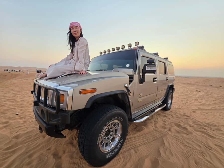Dubai Hummer Safari Adventure & Traditional Dress Photoshoot - Quad bikes and buggies: read the fine print