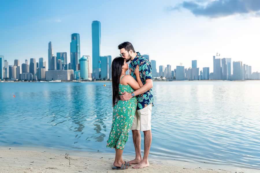 Dubai: JBR Beach Pre Wedding Photoshoot - JBR Beach sets the tone