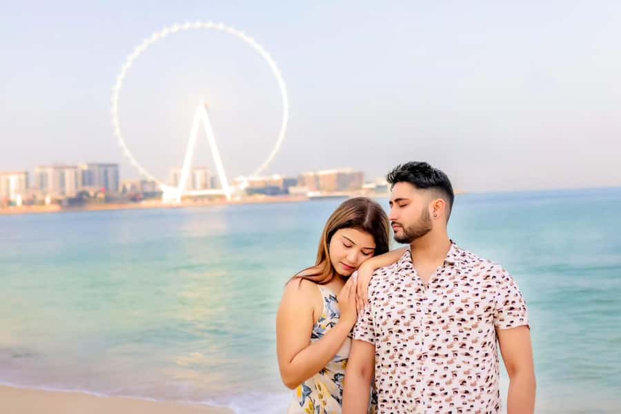 Dubai: JBR Beach Pre Wedding Photoshoot - What you receive after the session