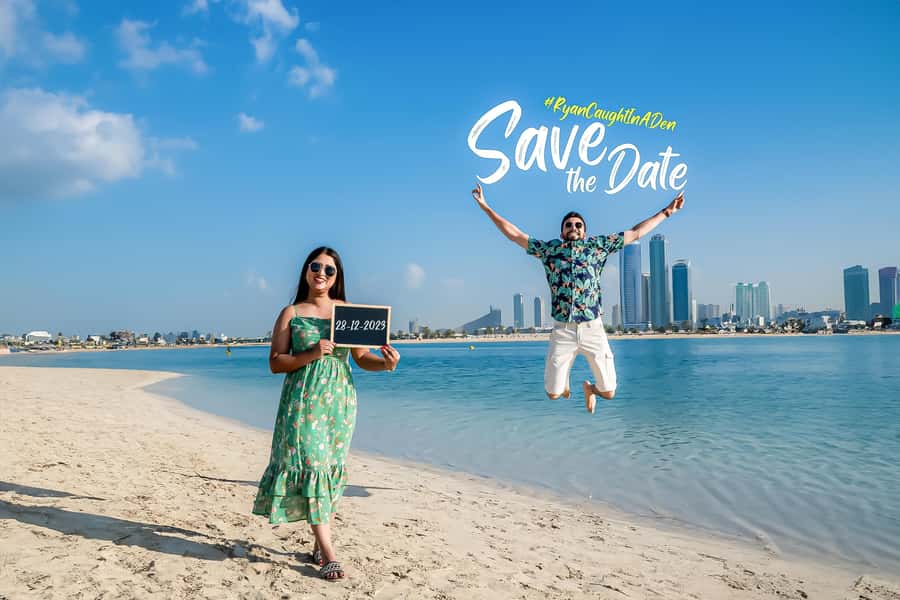 Dubai: JBR Beach Pre Wedding Photoshoot - Bluewaters Island brings in Dubai Eye