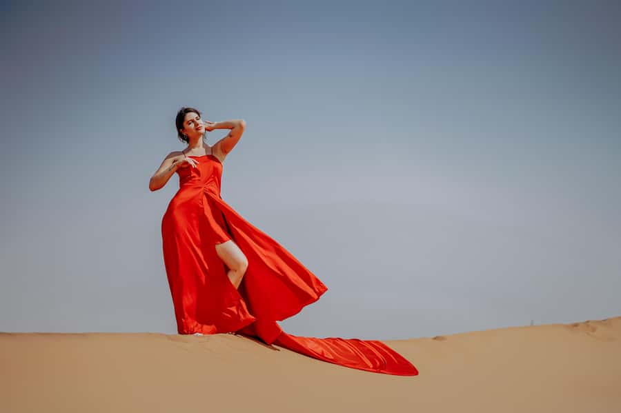 Dubai: Private Flying Dress Photography and Dune Drive Trip - Is $547 good value for two people?